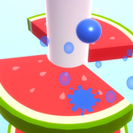 Play Helix Fruit Jump now!