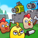 Play Merge Cannon: Chicken Defense now!