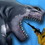 Play Sharkosaurus Rampage now!