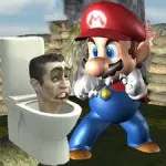 super-spy-mario-vs-skibidi-toilet