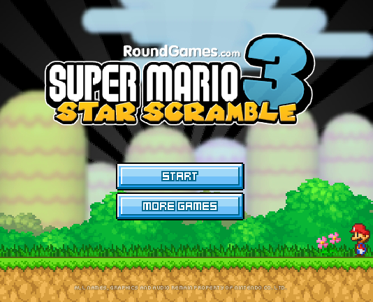 SUPER MARIO BROS.: STAR SCRAMBLE jogo online gratuito em